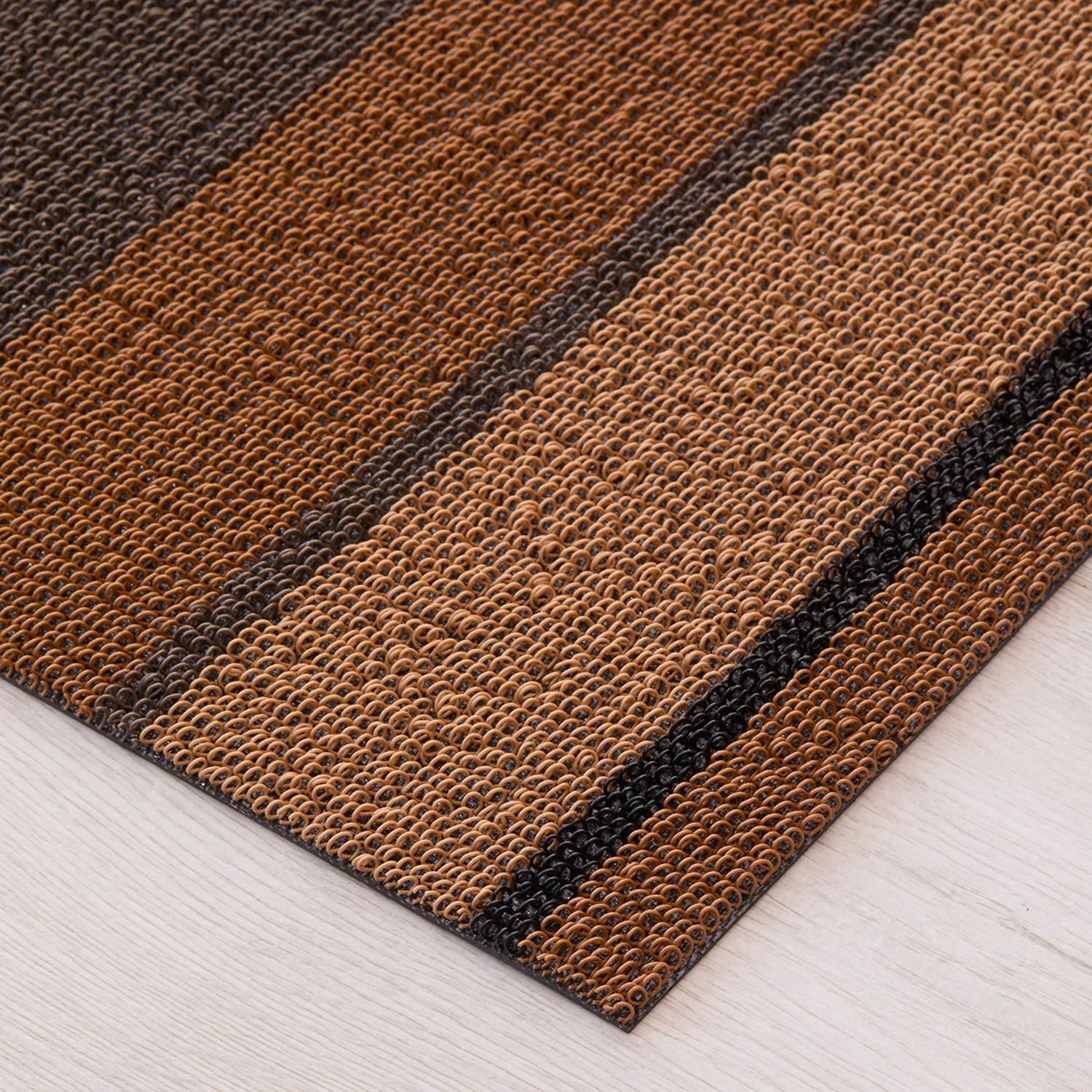 chilewich | shag doormat 46x71cm (18x28") | bolt stripe honey