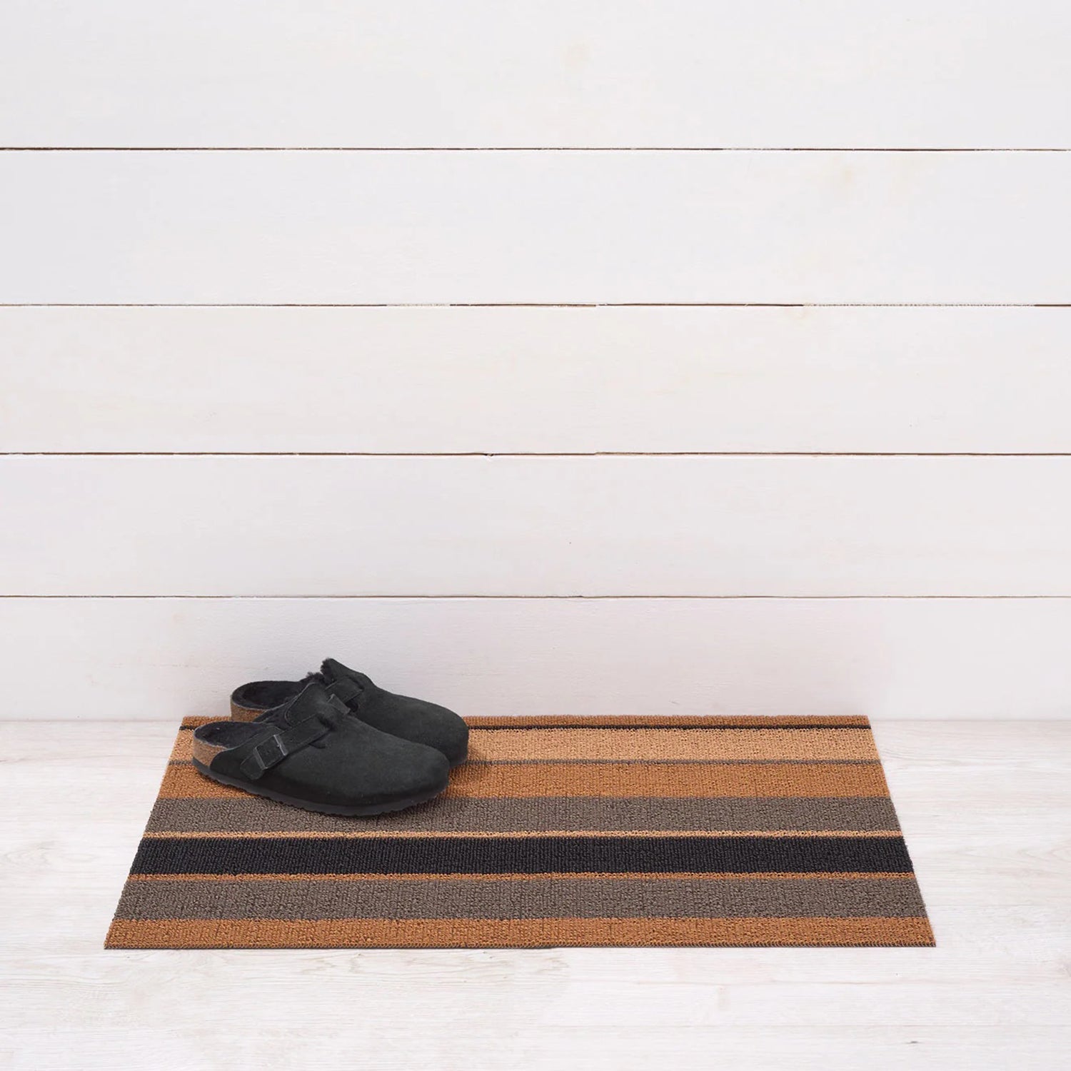 chilewich | shag doormat 46x71cm (18x28") | bolt stripe honey