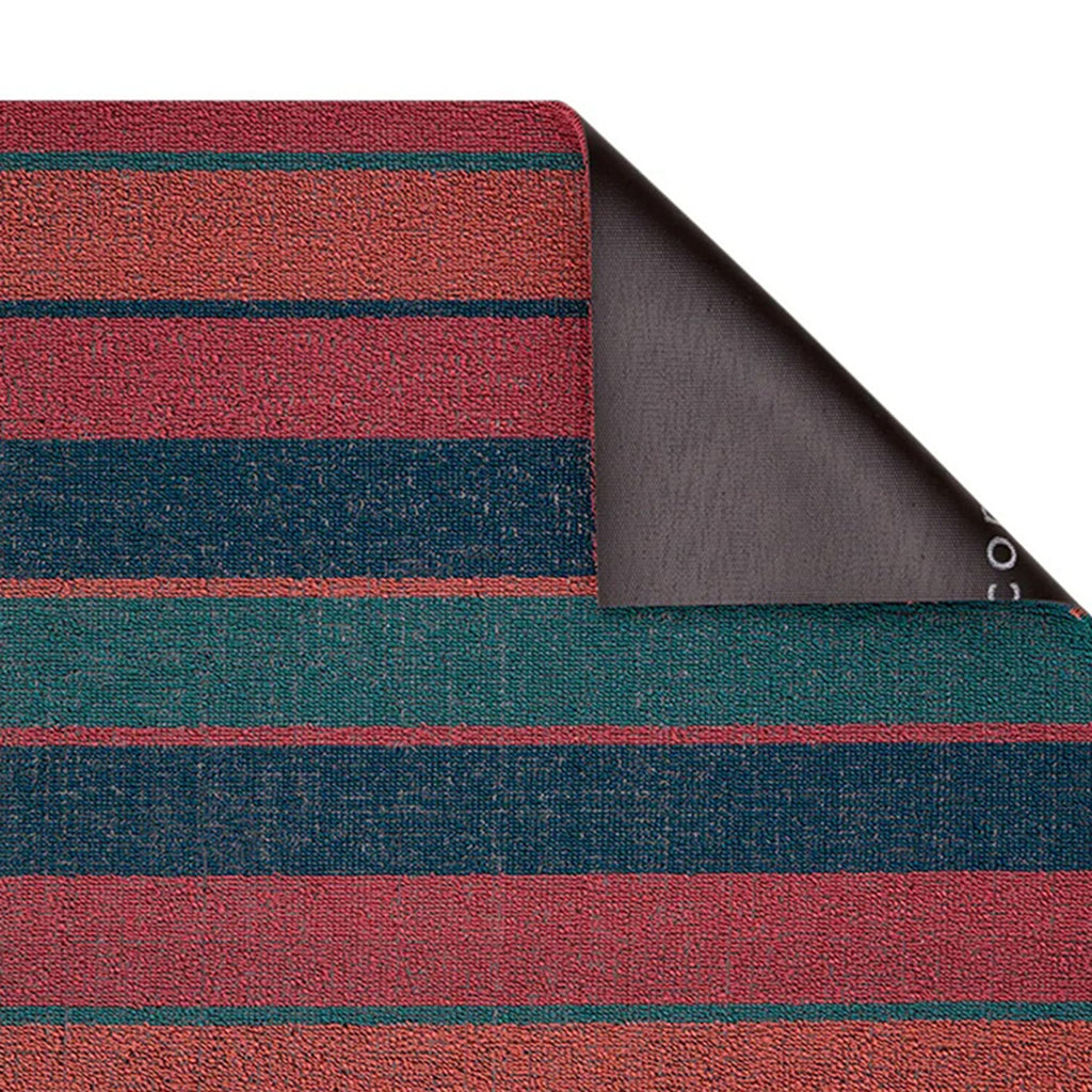 chilewich | shag doormat 46x71cm (18x28") | bolt stripe raspberry