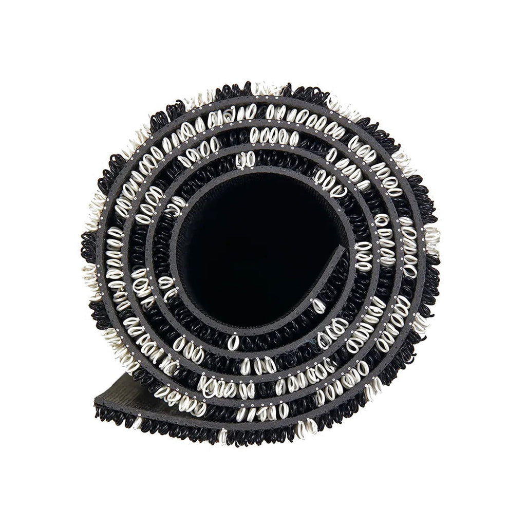 chilewich | large doormat 61x91cm (24x36") | domino black + white - DC