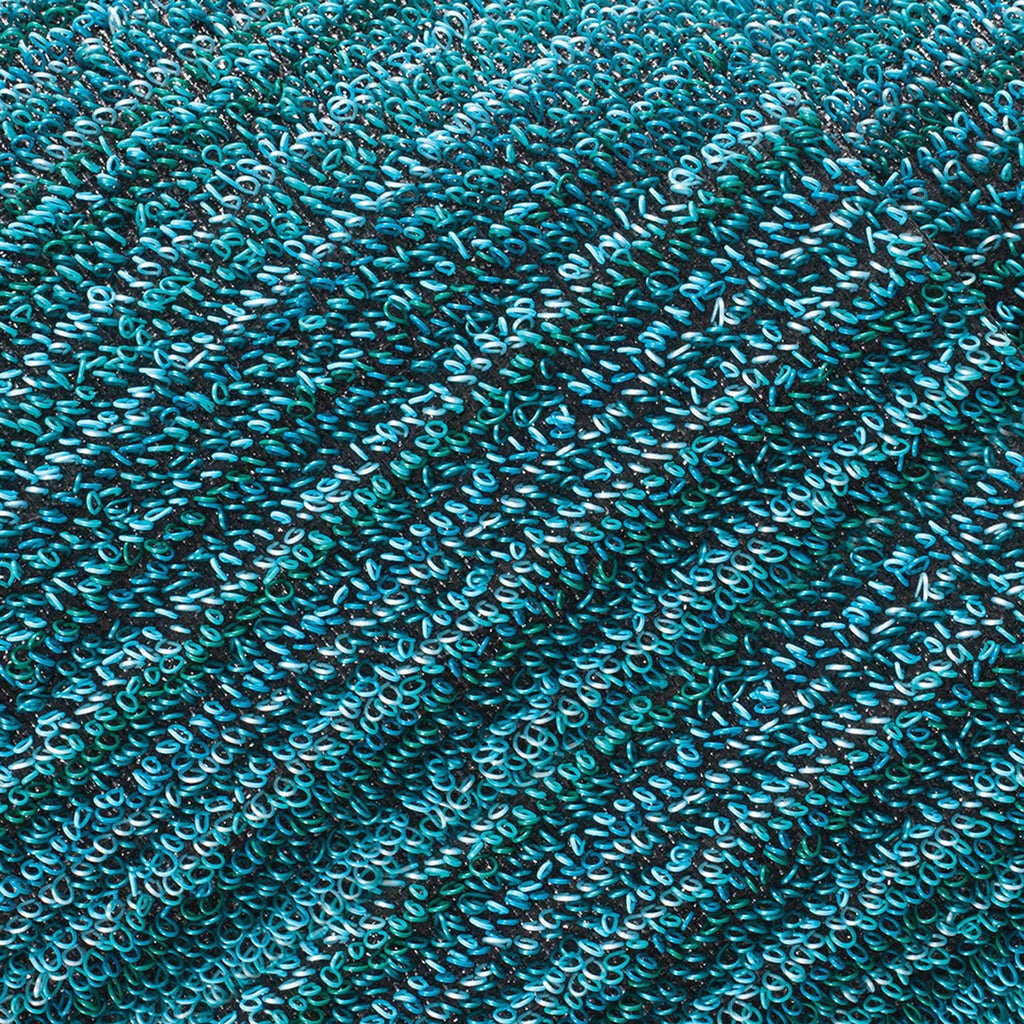 chilewich | large doormat 61x91cm (24x36") | skinny stripe turquoise