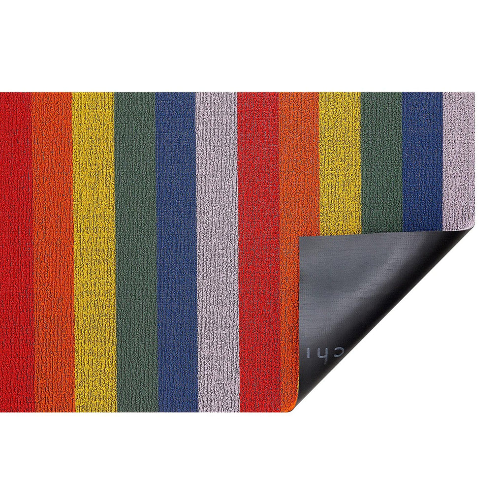 chilewich | shag runner mat 61x183cm (24x72") | pride stripe rainbow ~ DC