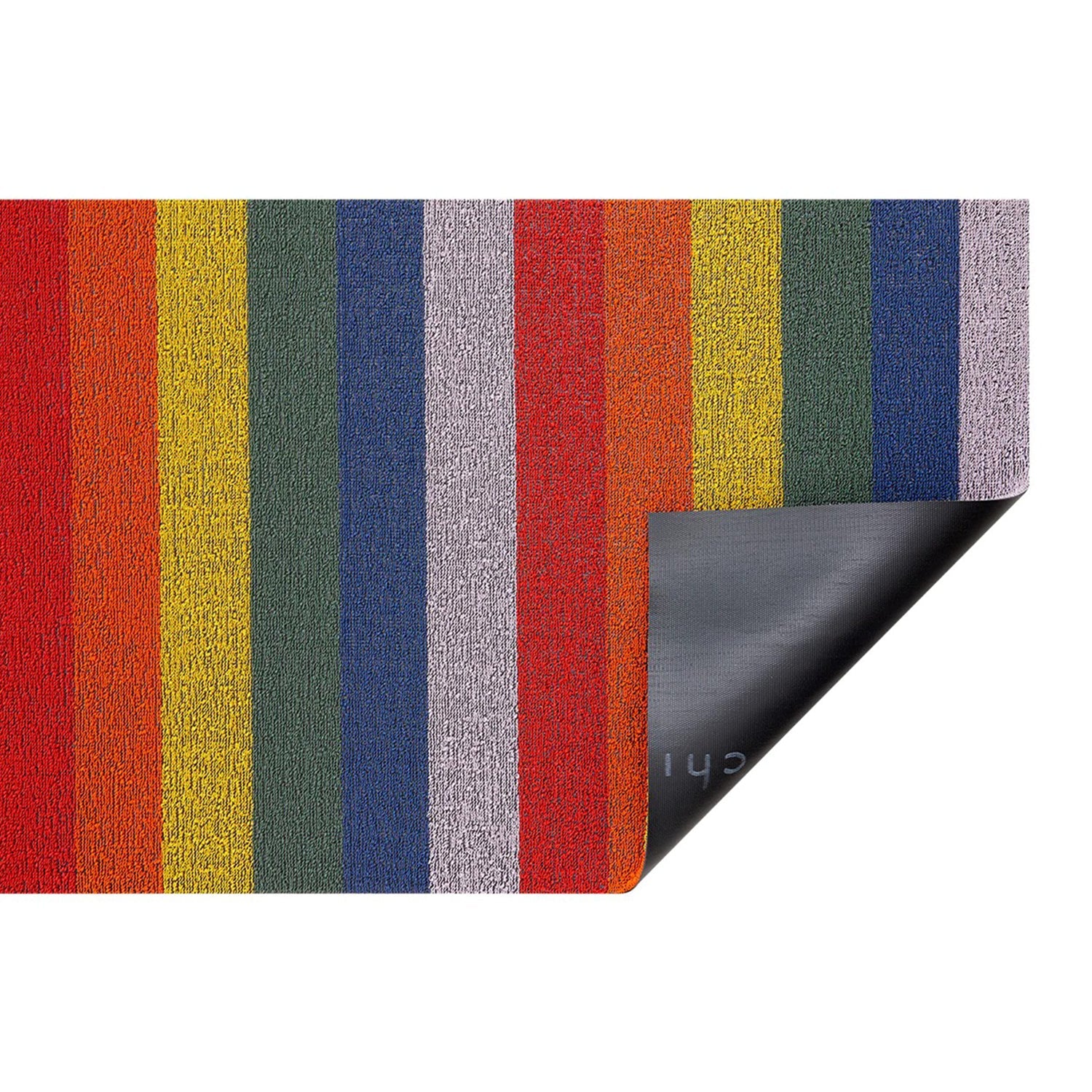 chilewich | shag runner mat 61x183cm (24x72") | pride stripe rainbow ~ DC
