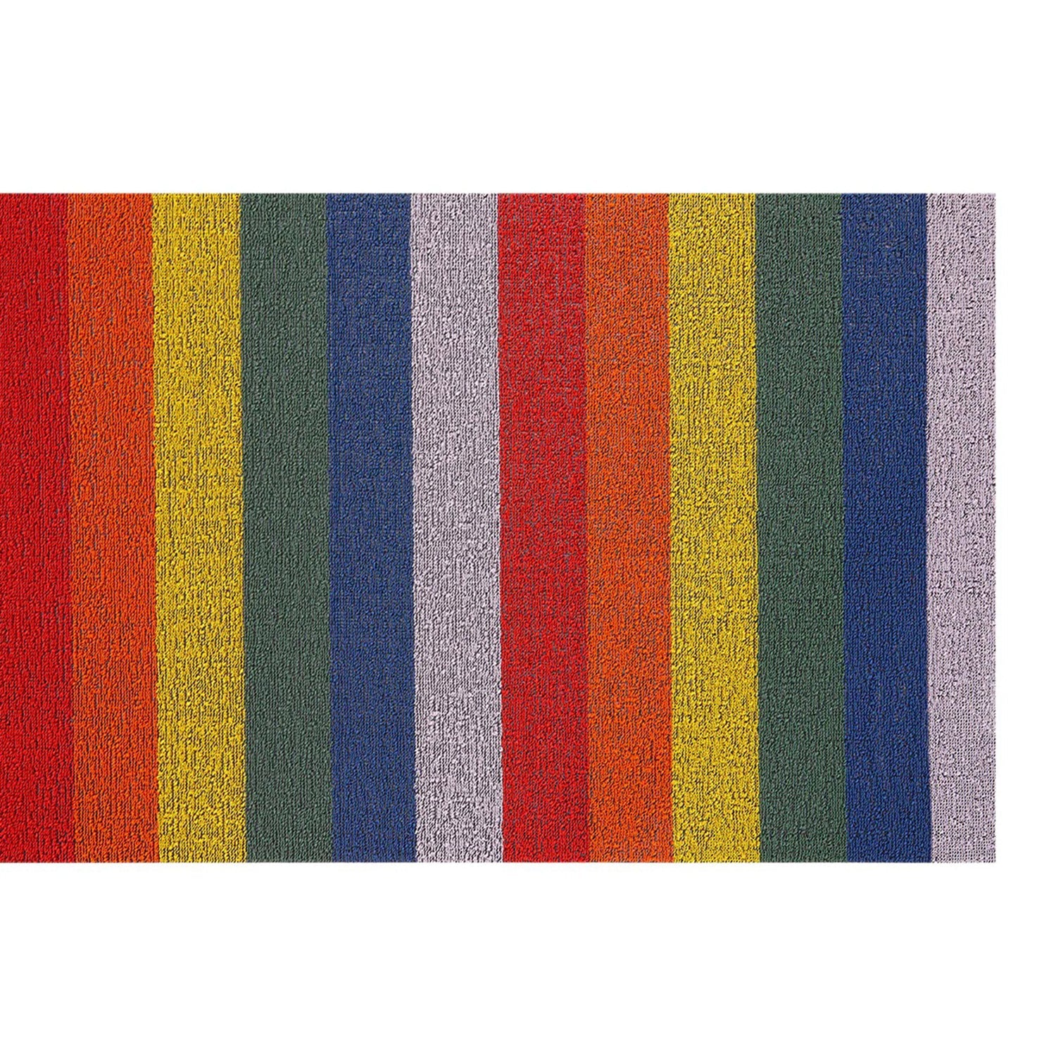 chilewich | shag runner mat 61x183cm (24x72") | pride stripe rainbow ~ DC