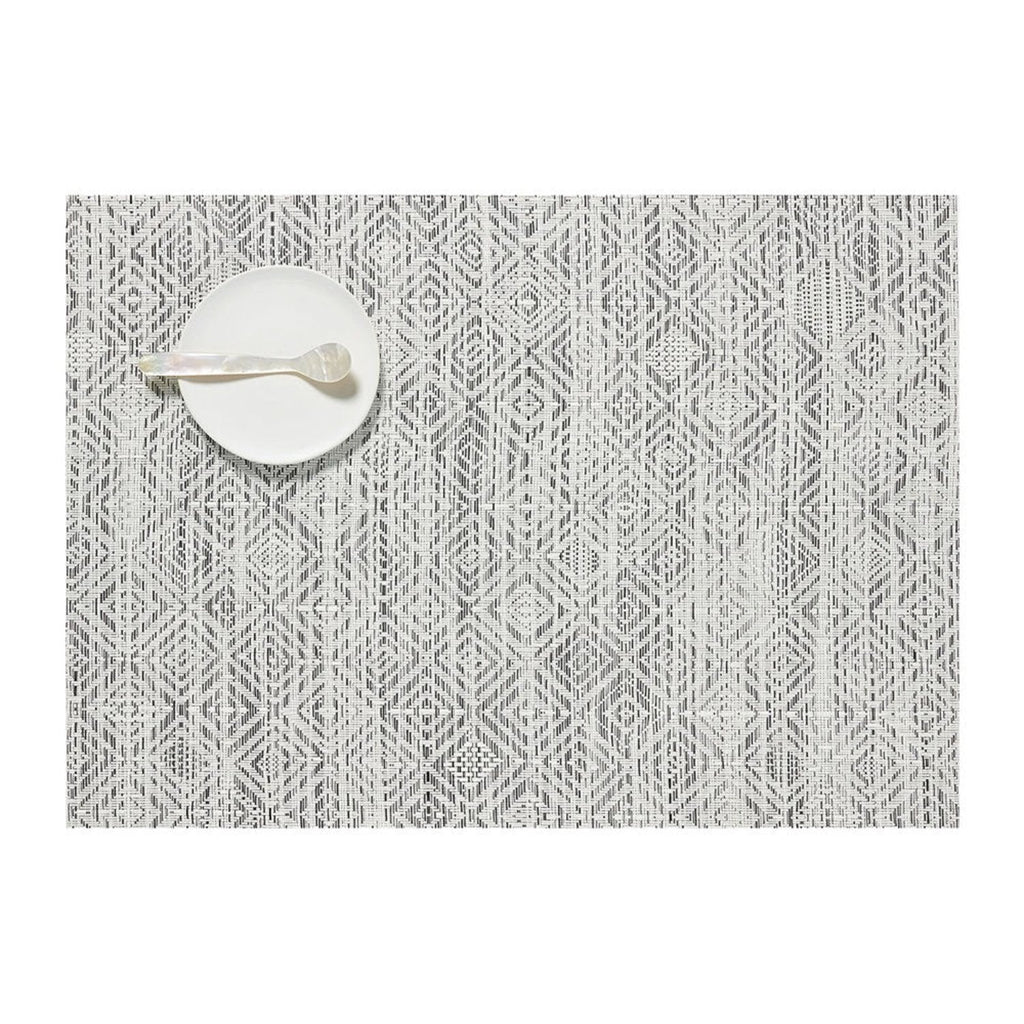 chilewich | placemat rectangle | mosaic white + black