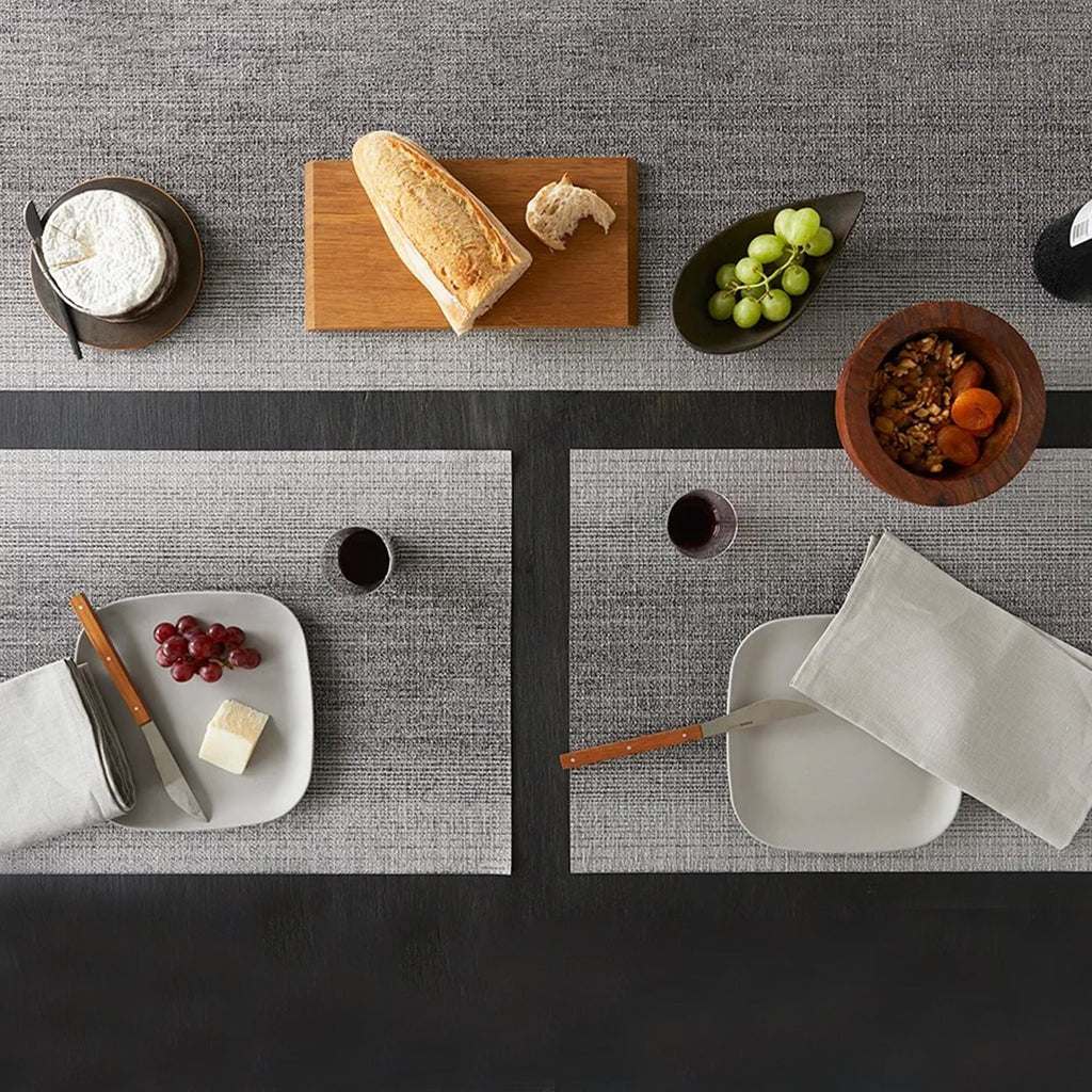chilewich | placemat rectangle | ombre silver