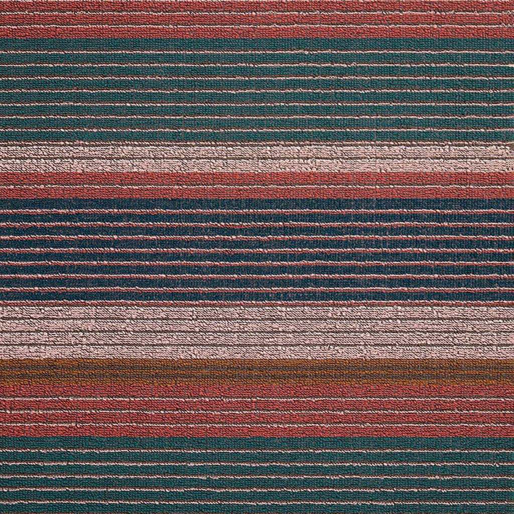chilewich | shag runner mat 61x183cm (24x72") | pleat stripe raspberry