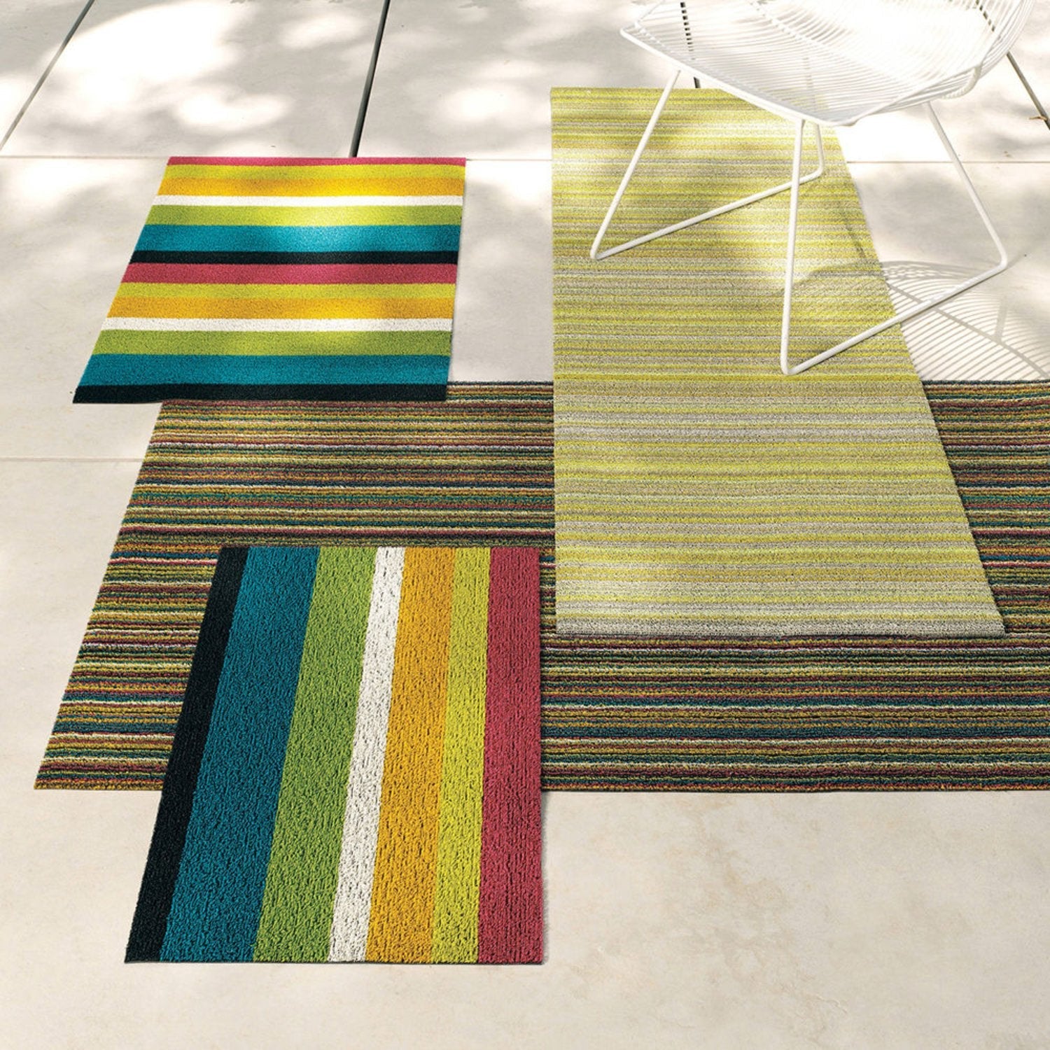 chilewich | large doormat 61x91cm (24x36") | bold stripe multi