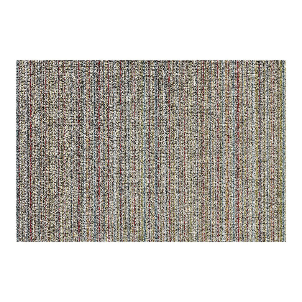 chilewich | shag utility doormat 61x91cm (24x36") | skinny stripe soft multi