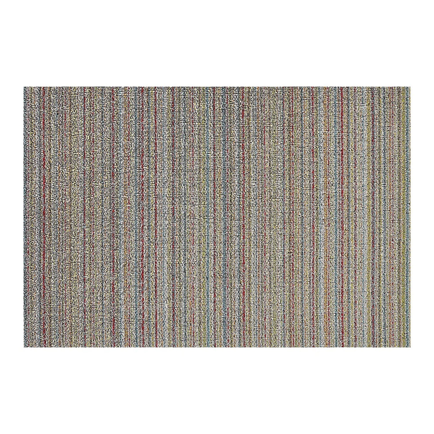 chilewich | shag utility doormat 61x91cm (24x36") | skinny stripe soft multi