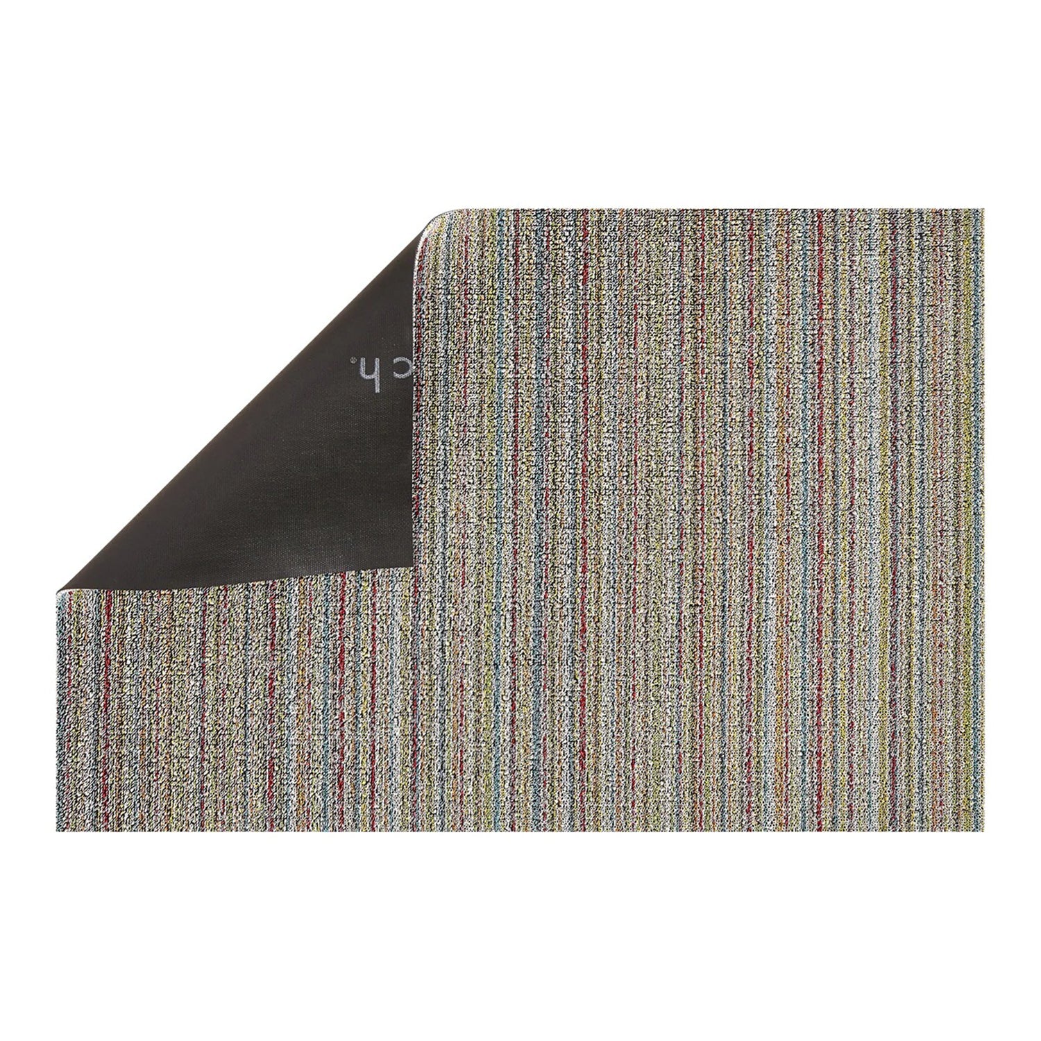 chilewich | shag utility doormat 61x91cm (24x36") | skinny stripe soft multi