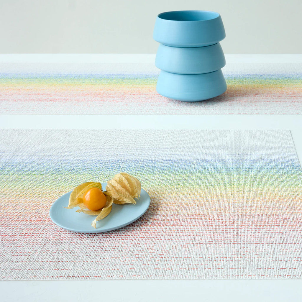 chilewich | table runner 36x183cm | ombre rainbow
