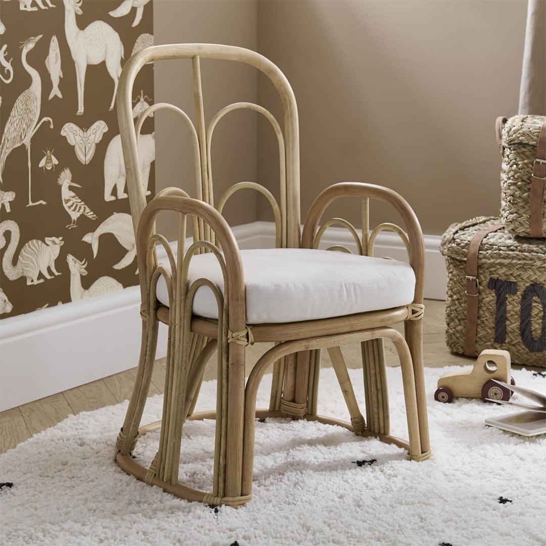CuddleCo Aria Wave Toddler Chair - Rattan