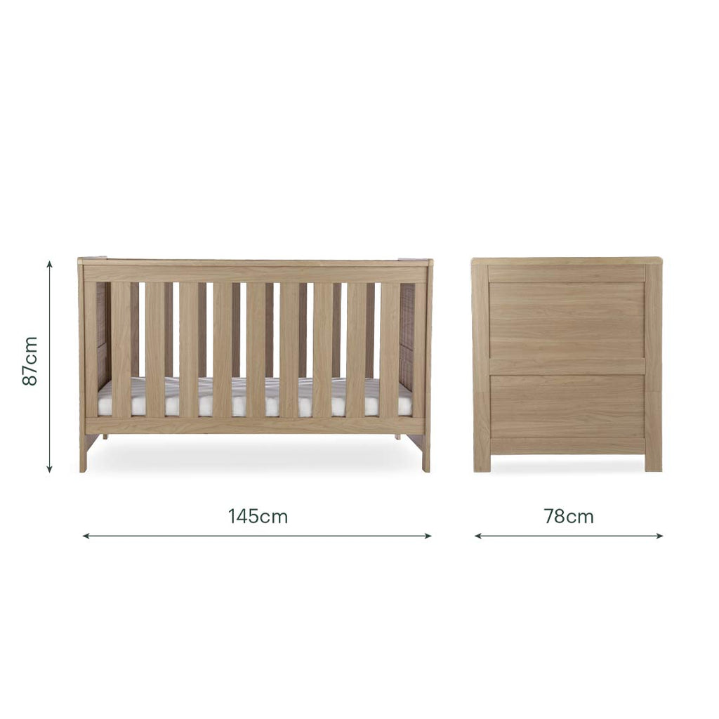 CuddleCo Burford 2pc Set - Oak
