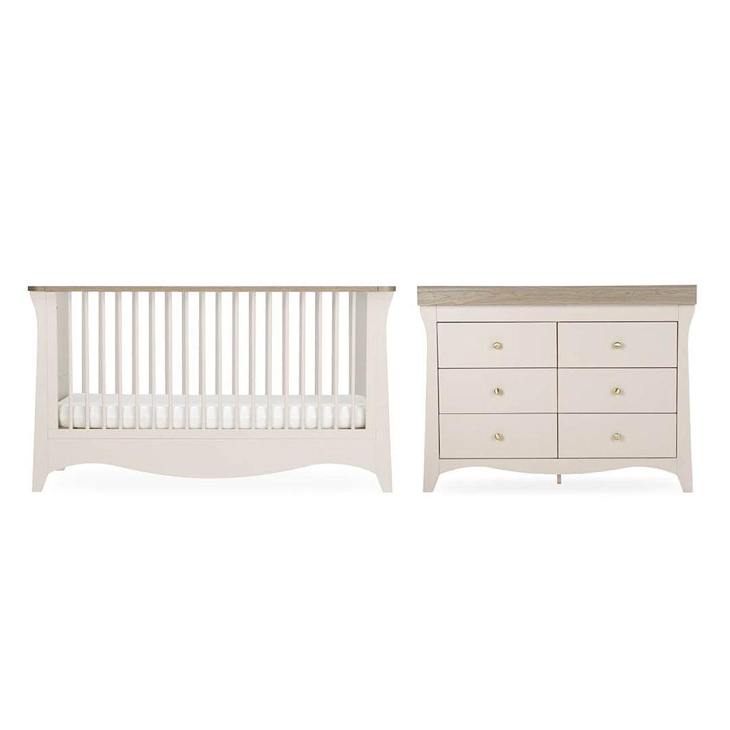 CuddleCo Clara Luxe 2pc Set - Cashmere/Ash