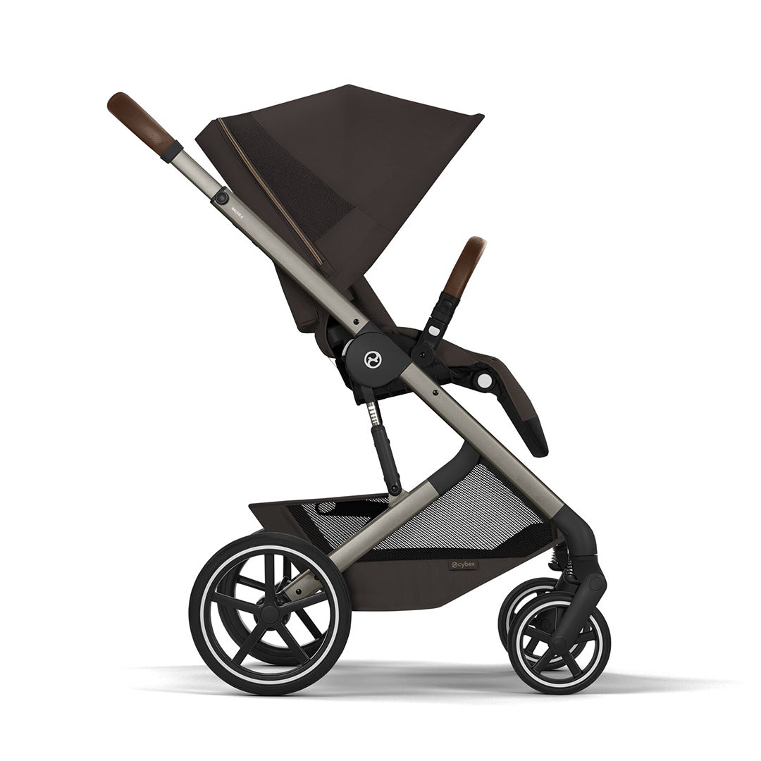 CYBEX Balios S Lux Pushchair + Fold Carry Cot - Chocolate Brown