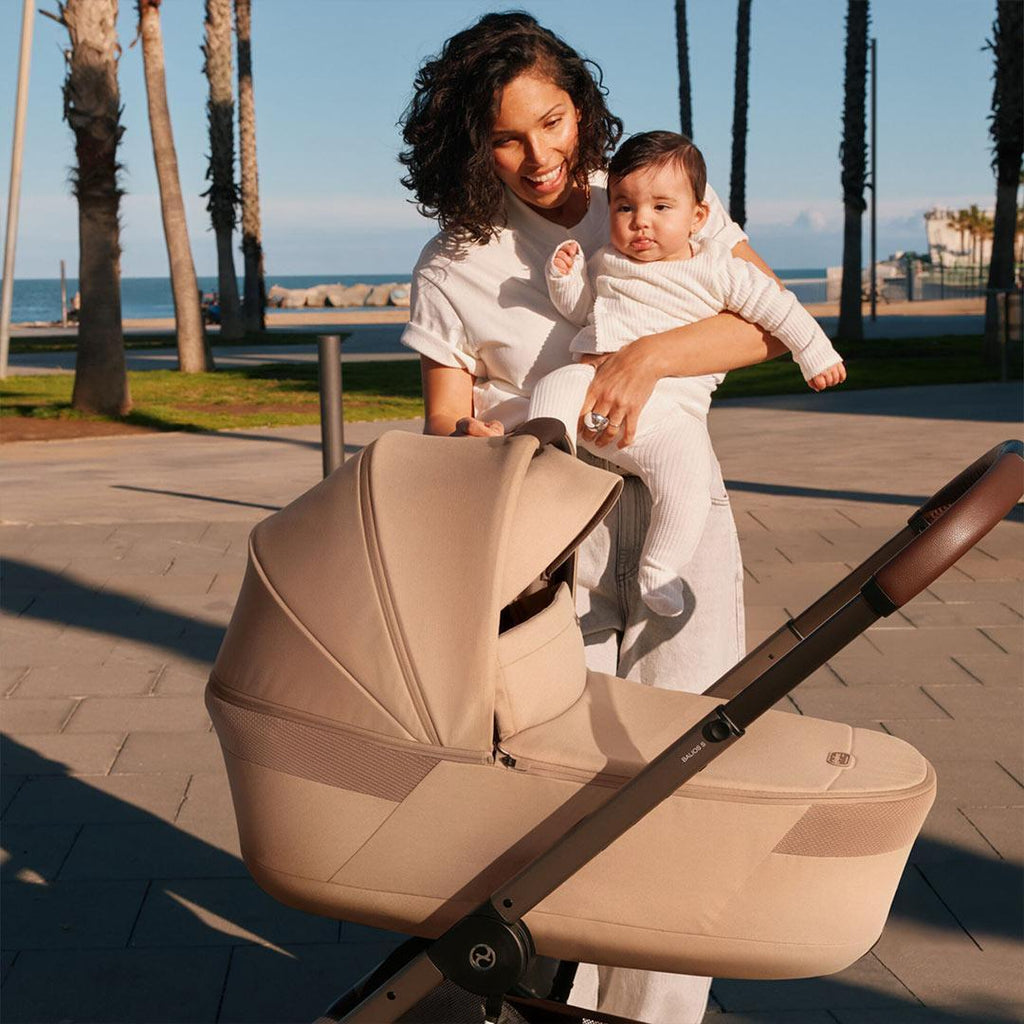 CYBEX Balios S Lux Pushchair + Fold Carry Cot - Moss Green