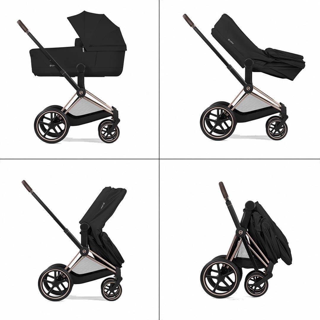 CYBEX PRIAM Fold Cot Travel System Bundle - Comfort