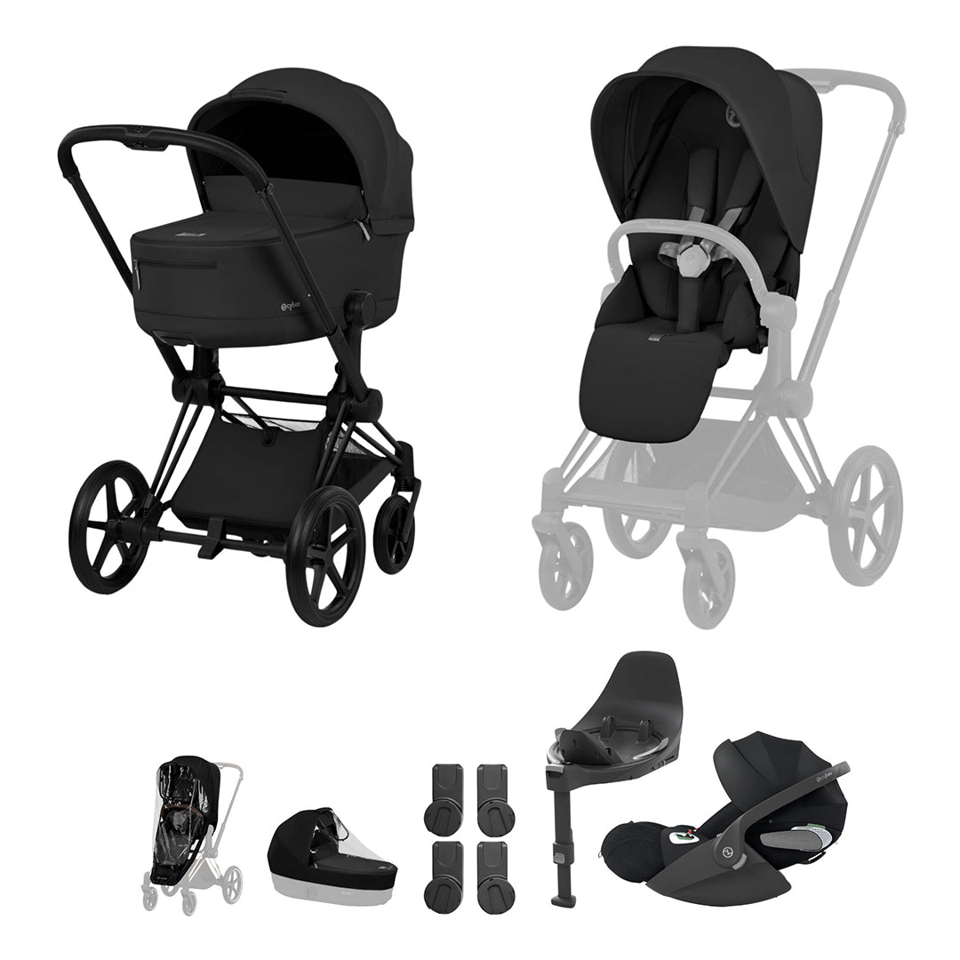 CYBEX PRIAM Fold Cot Travel System Bundle - Comfort
