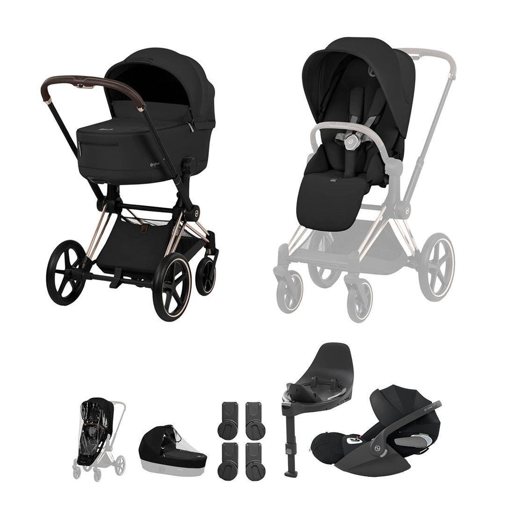 CYBEX PRIAM Fold Cot Travel System Bundle - Comfort