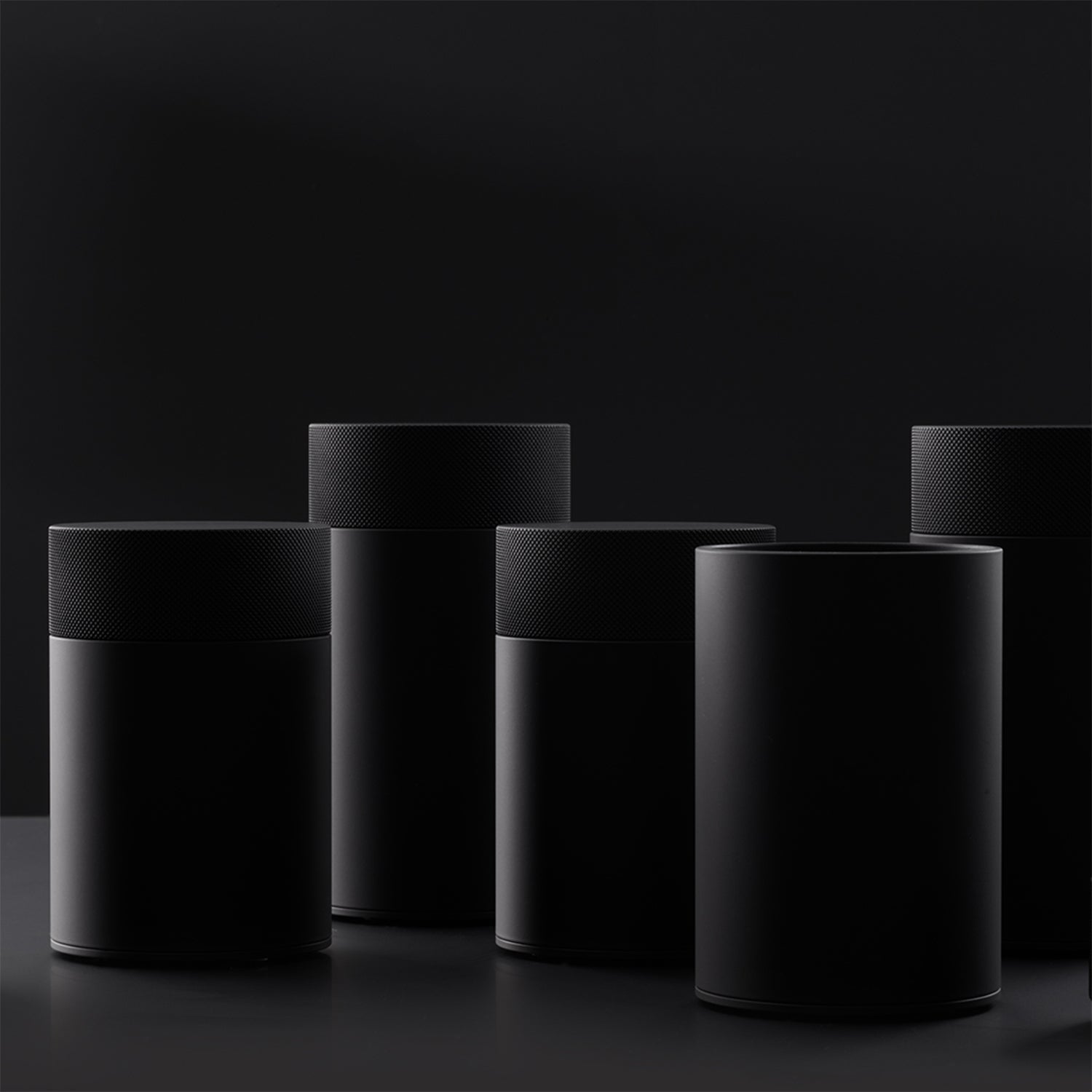 decor walther | CLUB series | multi-purpose box with lid | matte black