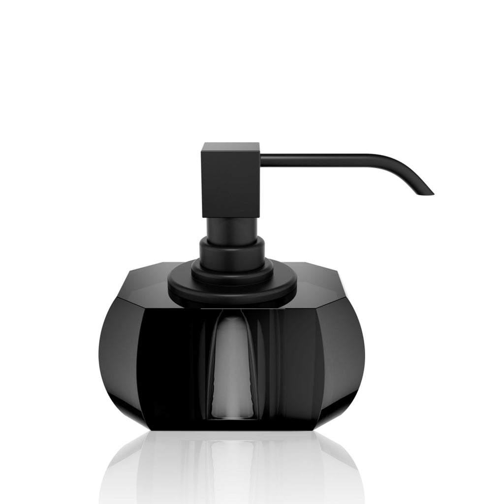 decor walther | KRISTALL collection | soap dispenser | anthracite + black matt