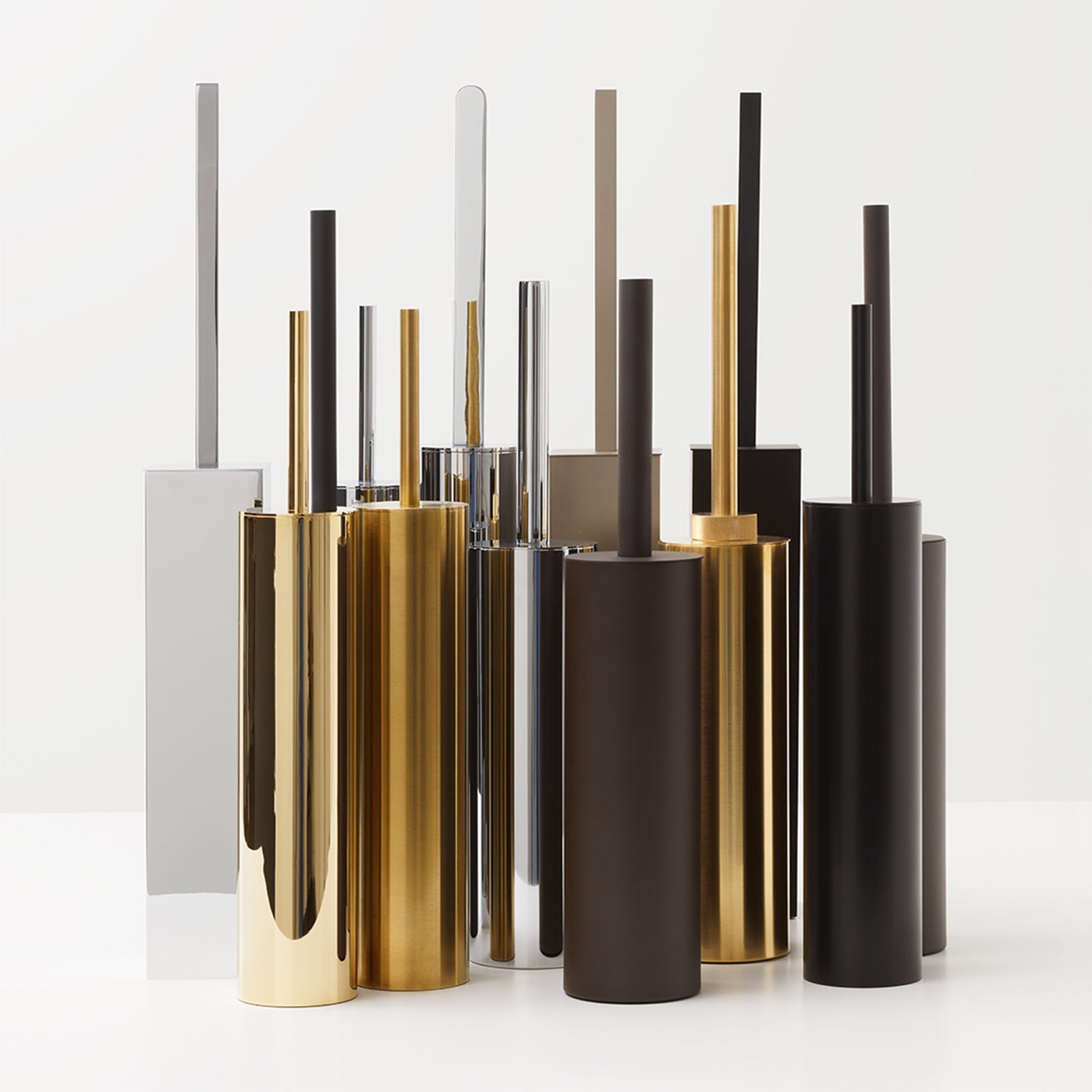 decor walther | MIKADO series | toilet brush | gold 24 carat