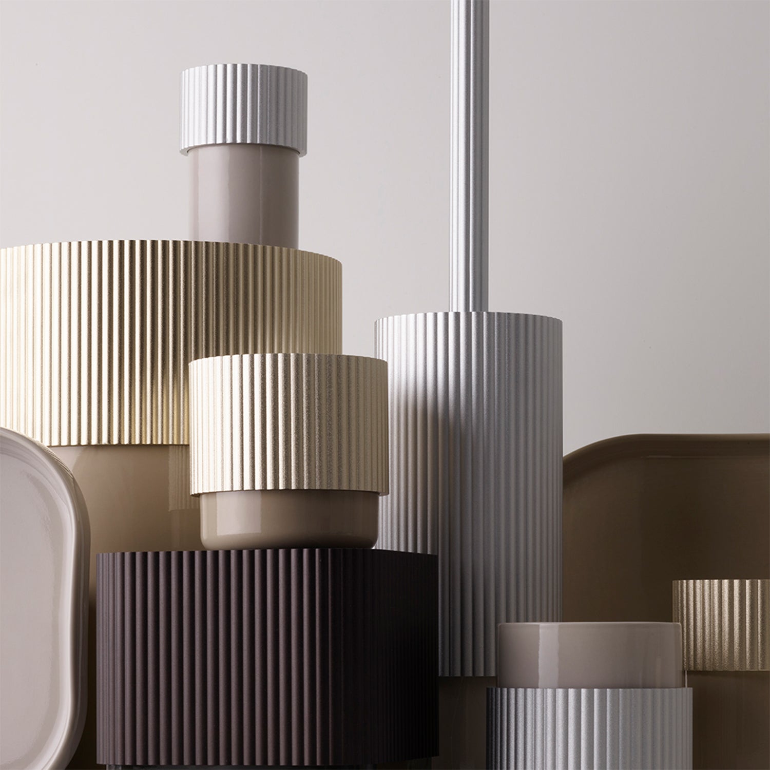 decor walther | OF.LINE series | tab tray medium | dune
