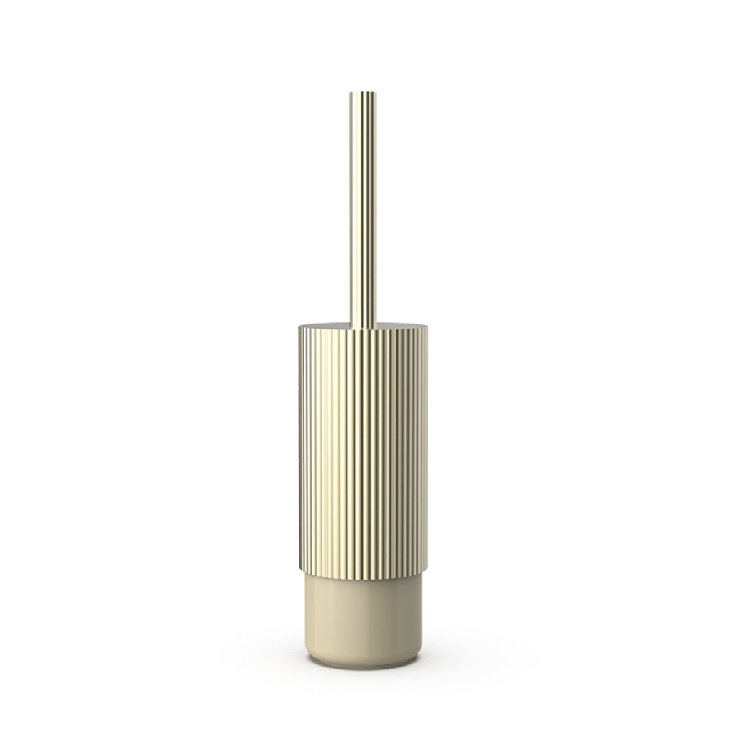 decor walther | OF.LINE series | toilet brush set | champagne + dune