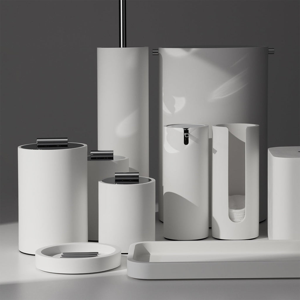 decor walther | STONE series | tab tray | matte white