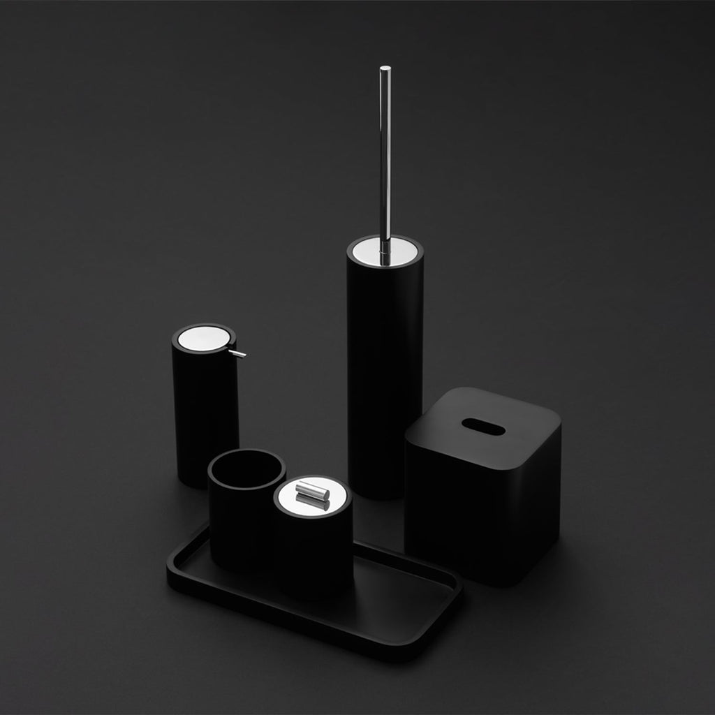 decor walther | STONE series | tab tray | matte black