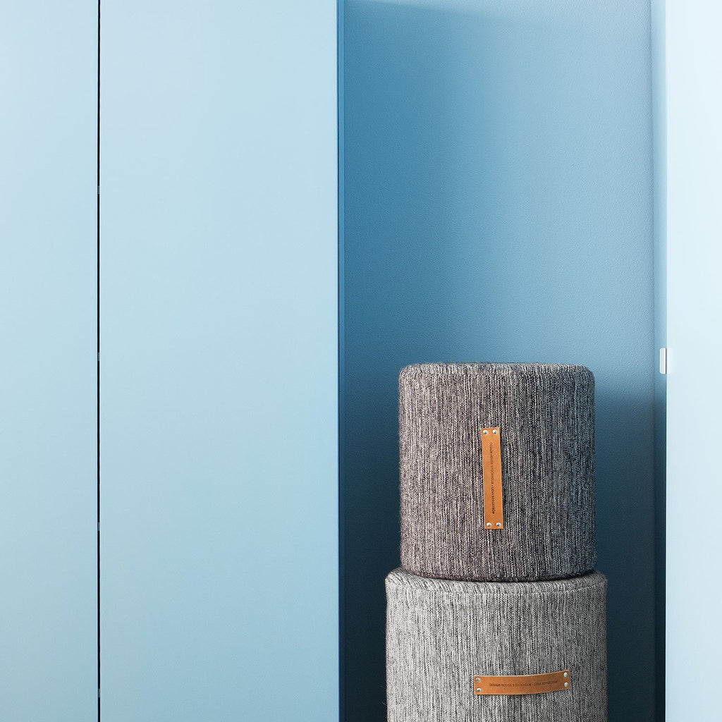 design house stockholm | bjork pouf | dark grey