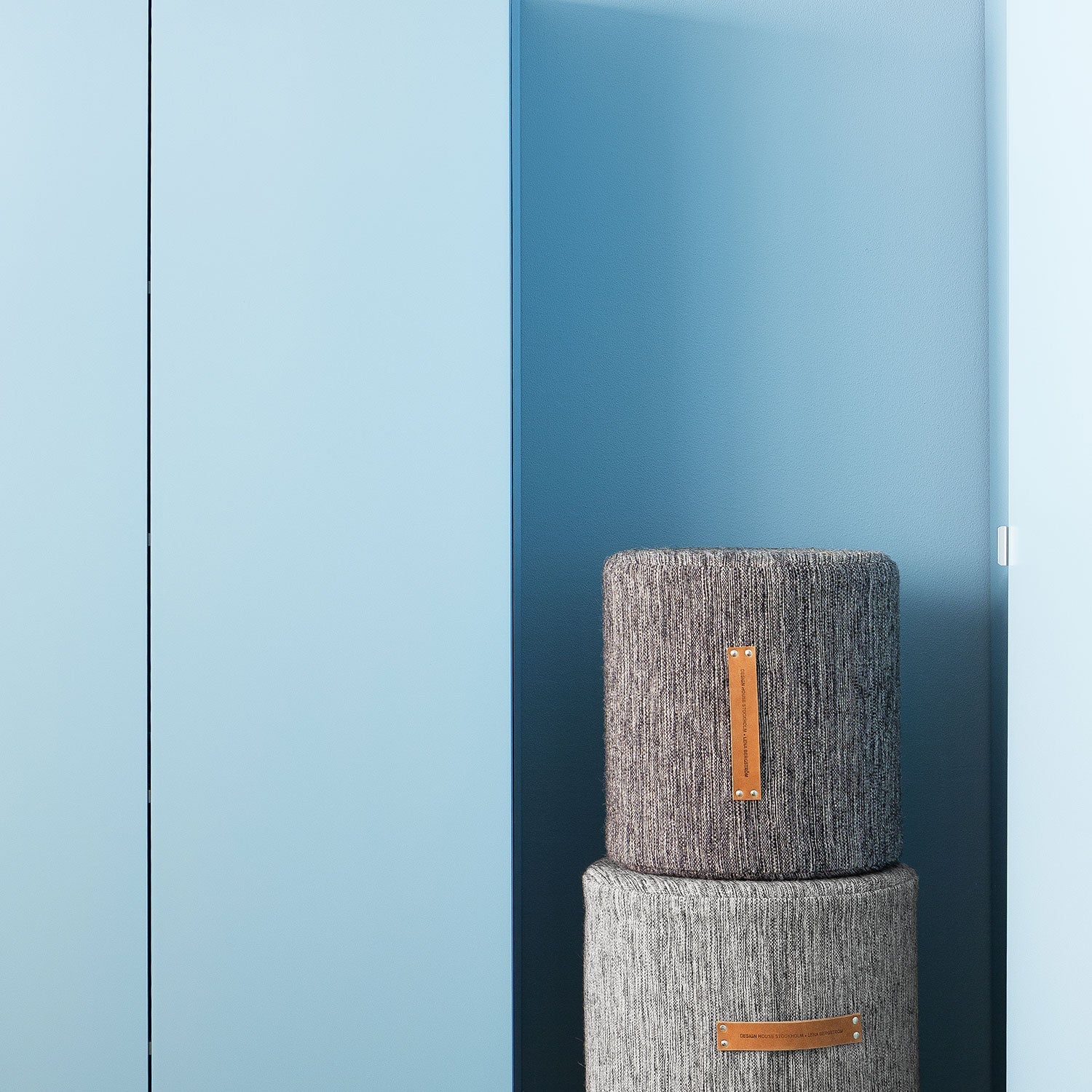 design house stockholm | bjork pouf | dark grey