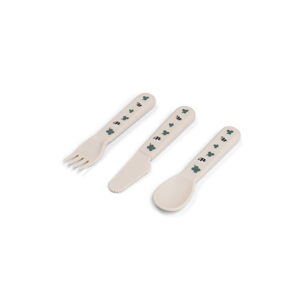 Done By Deer Foodie Cutlery Set - Tiny Farm Sand