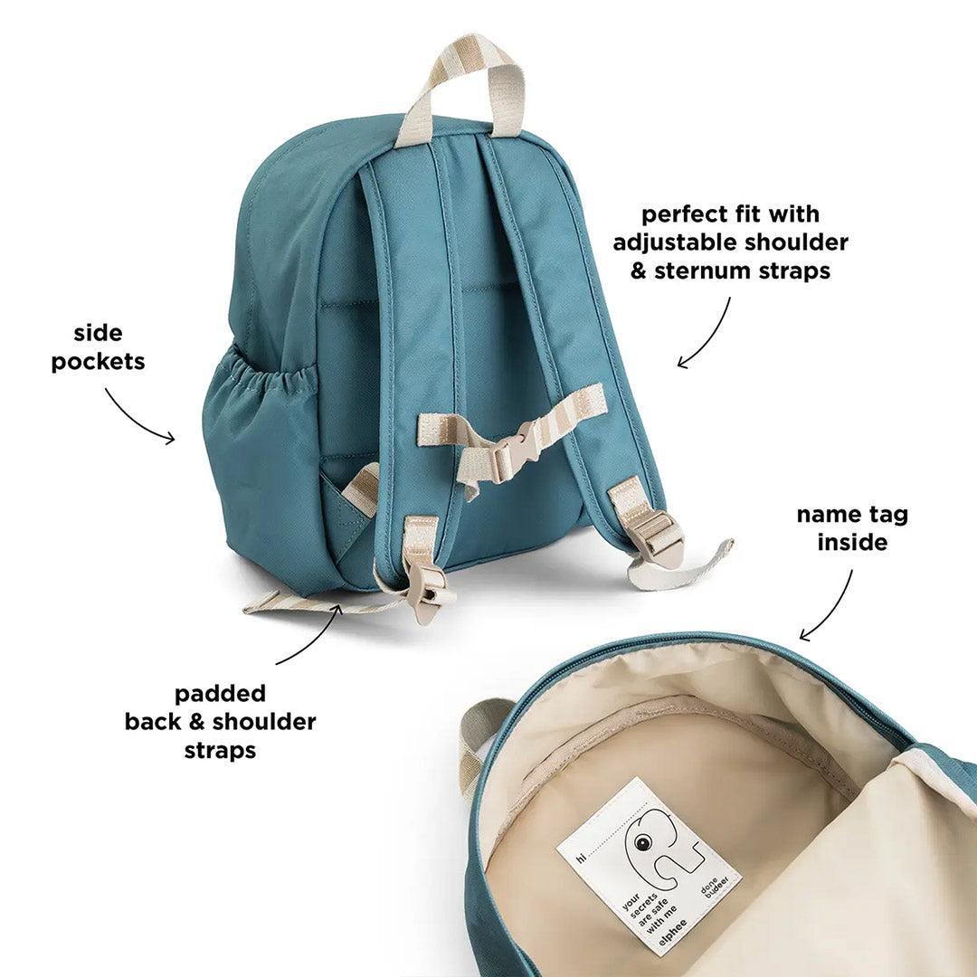 Done by Deer Kids Backpack - Tiny Farm Blue