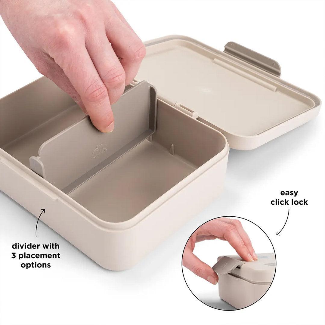 Done by Deer Lunch box w/divider - Celebration Sand