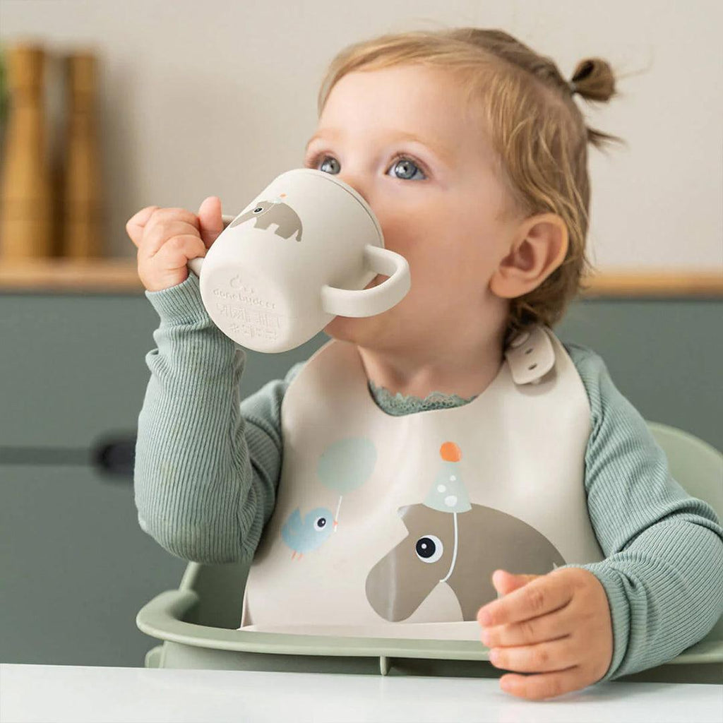 Done by Deer Silicone Bib - Celebration Sand
