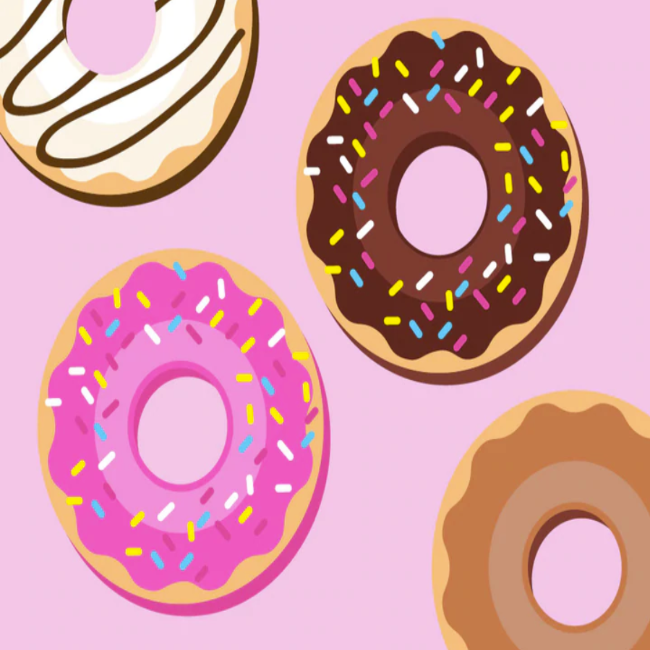 Delicious Doughnuts Painting Set