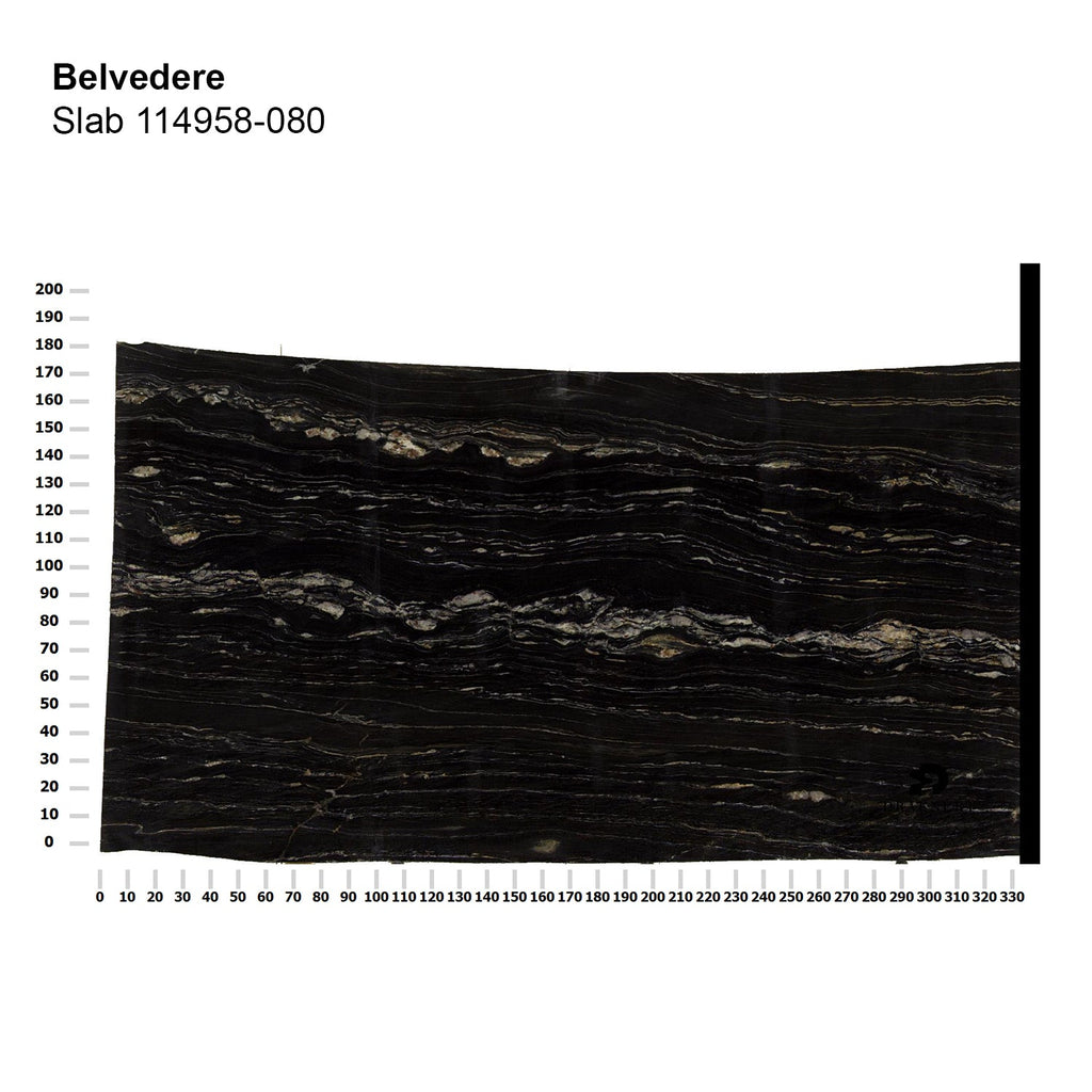 draenert | day bar trolley | belvedere polished stone + black frame