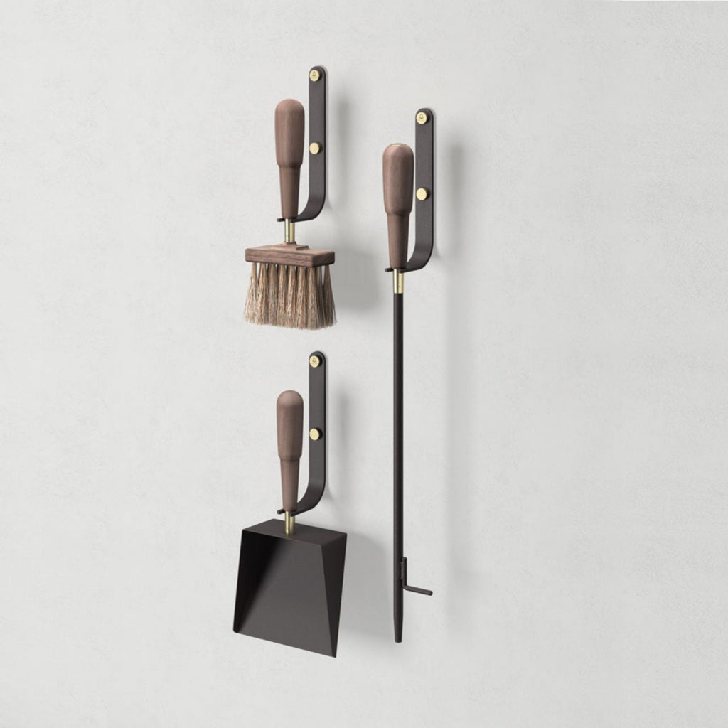 eldvarm | emma wall hook for fireplace tools | classique