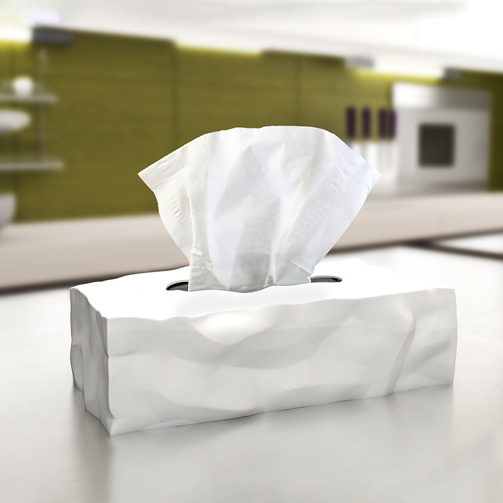 essey | wipy 2 | rectangle tissue box | white - LC