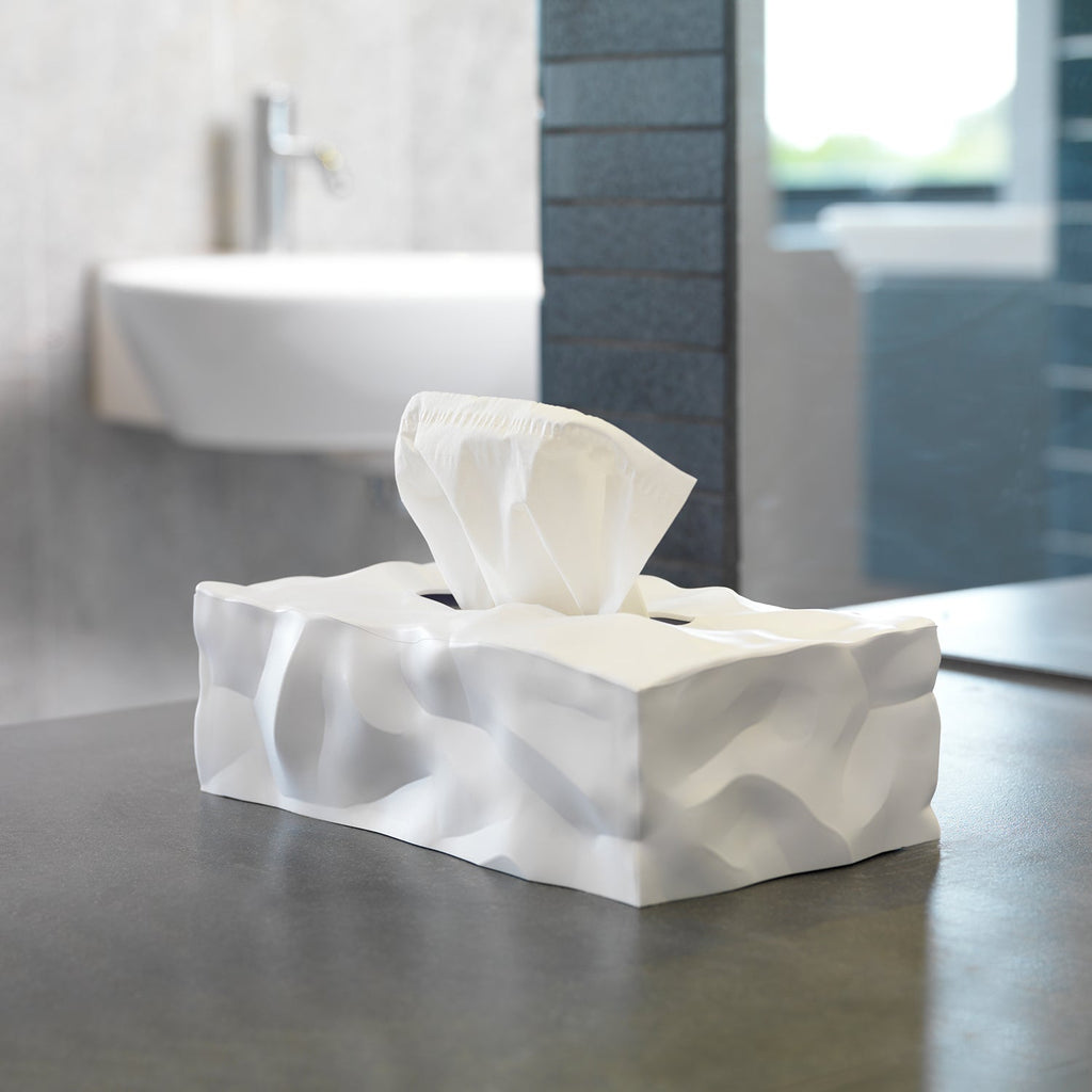 essey | wipy 2 | rectangle tissue box | white - LC
