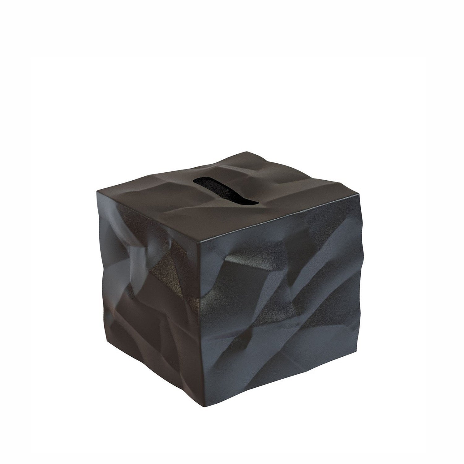 essey | wipy cube tissue box | black - LC