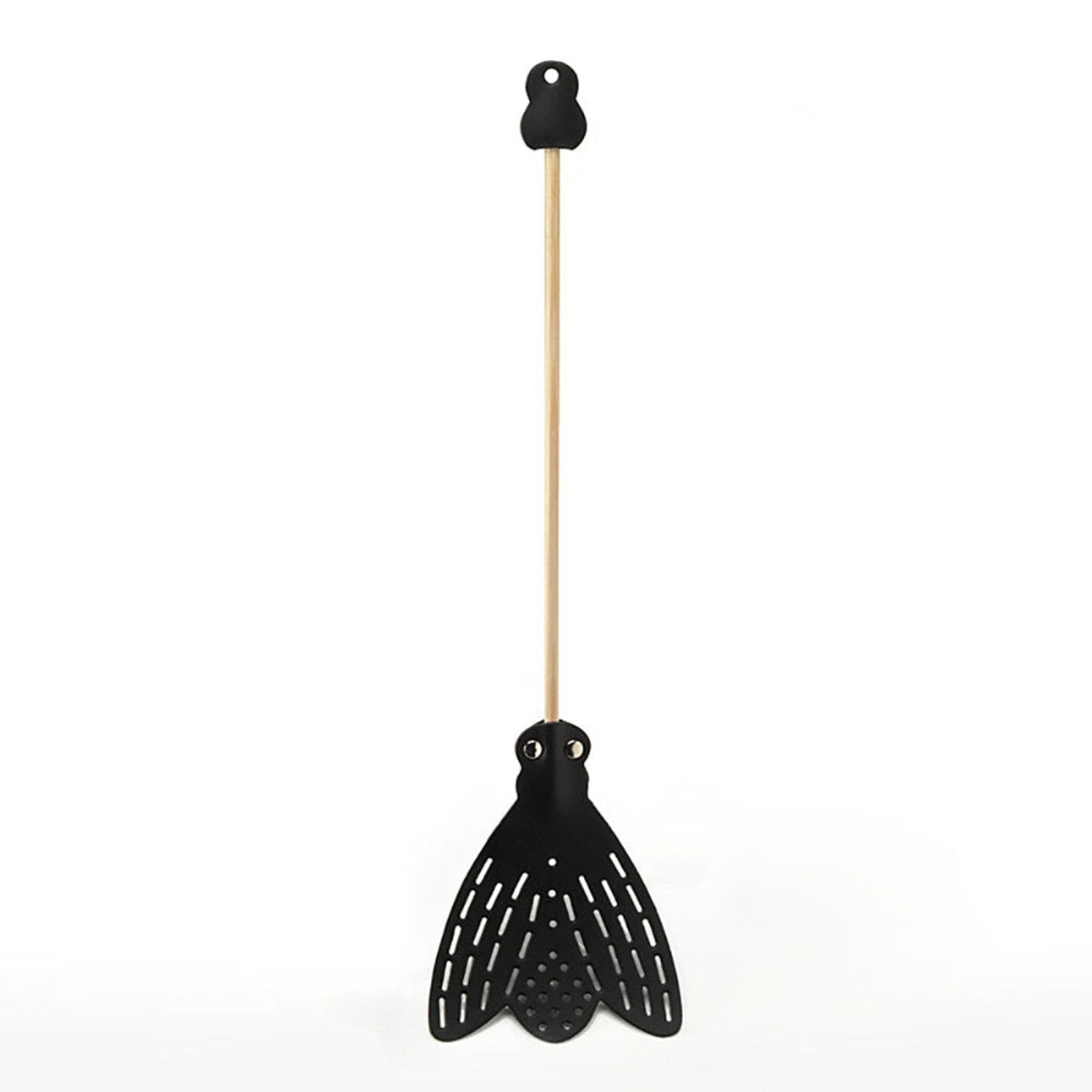 essey | fly fly leather flyswatter | black - LC