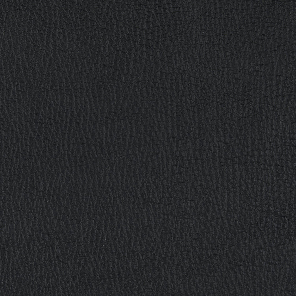 freifrau | leya ottoman | x-base frame | orient ebony (black) leather