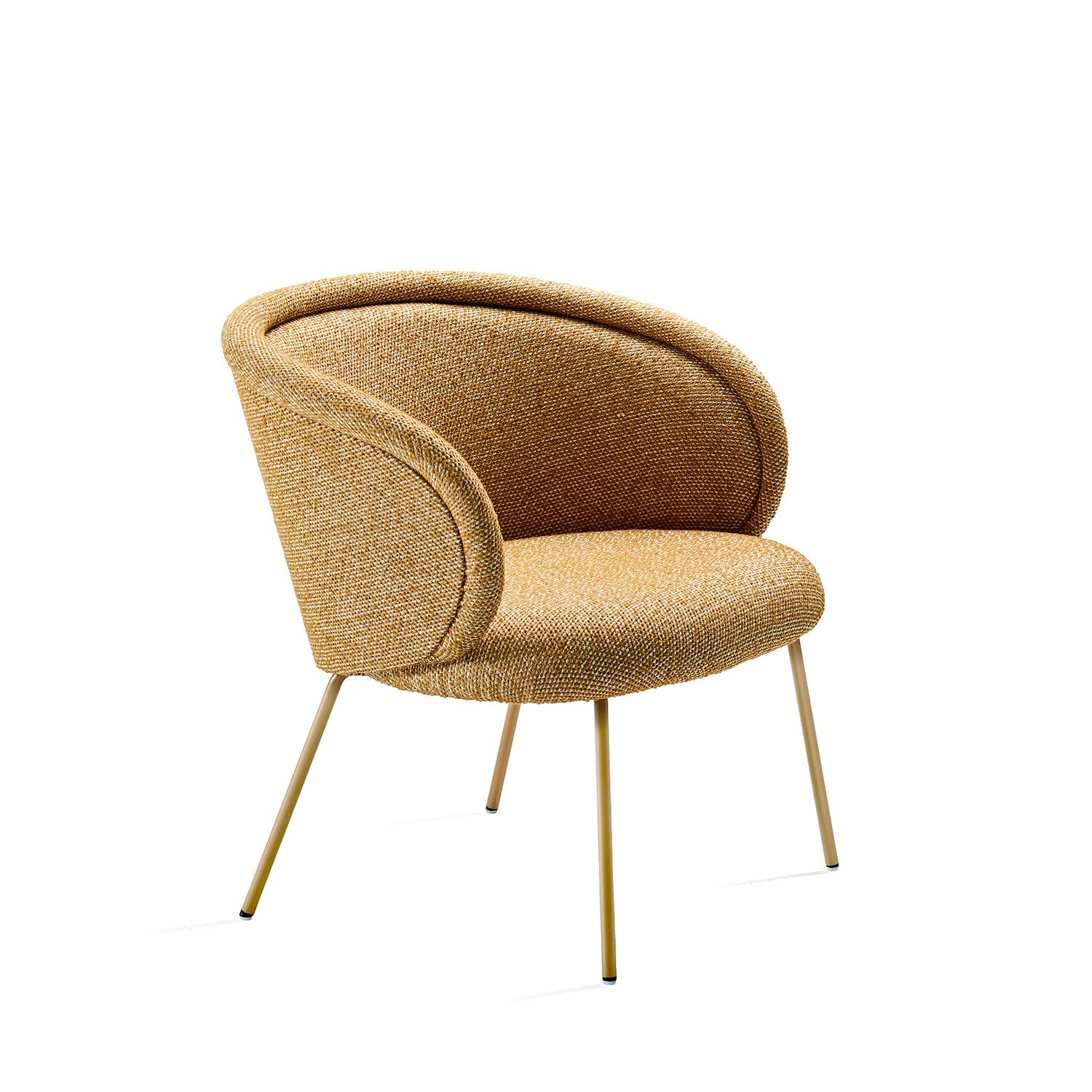 freifrau | ona cocktail armchair | maple 732 + steel frame black