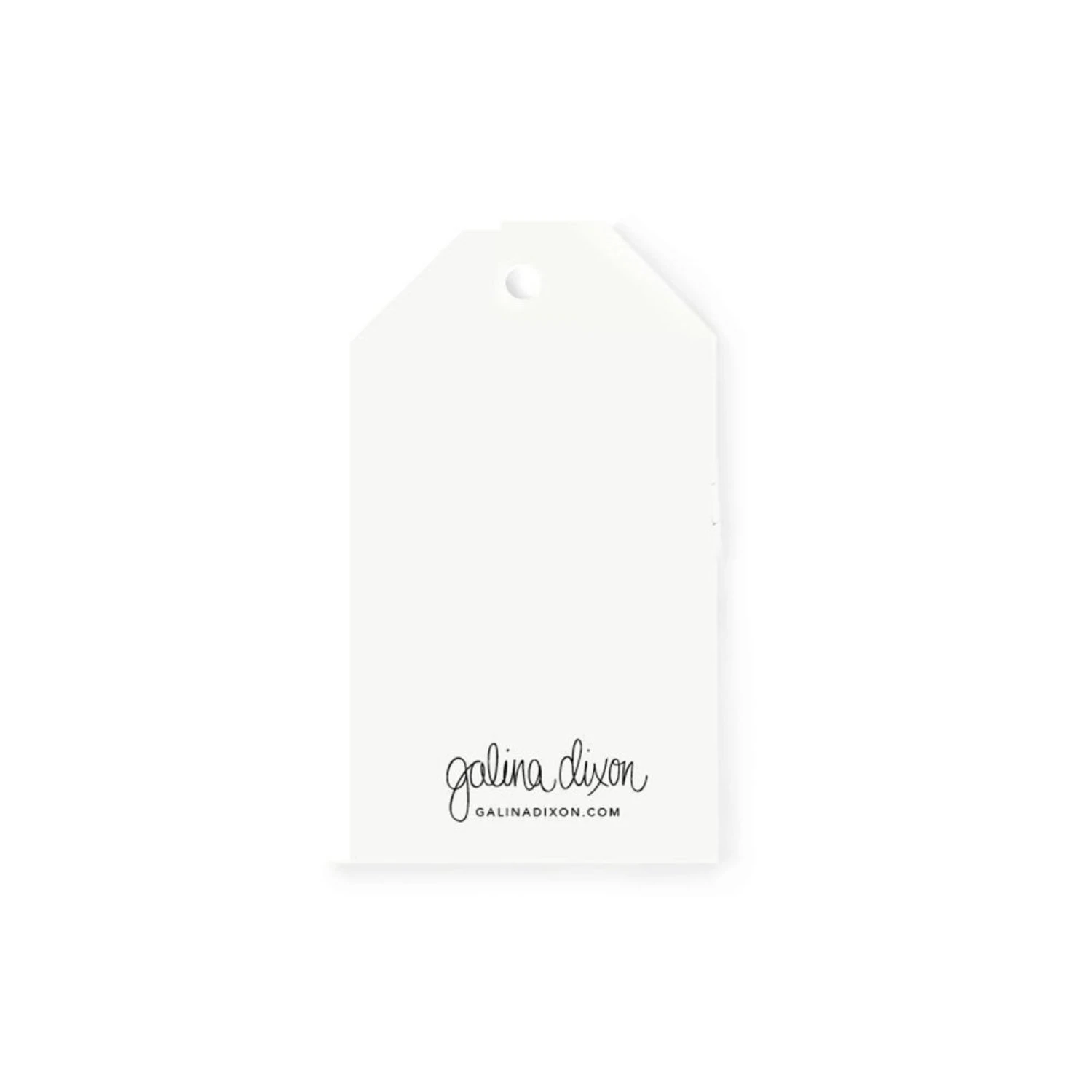 galina dixon | gift tag | you are lucky