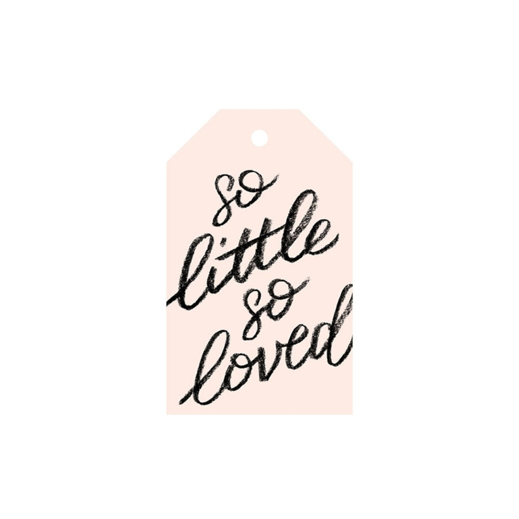 galina dixon | gift tag | so little so loved | blush