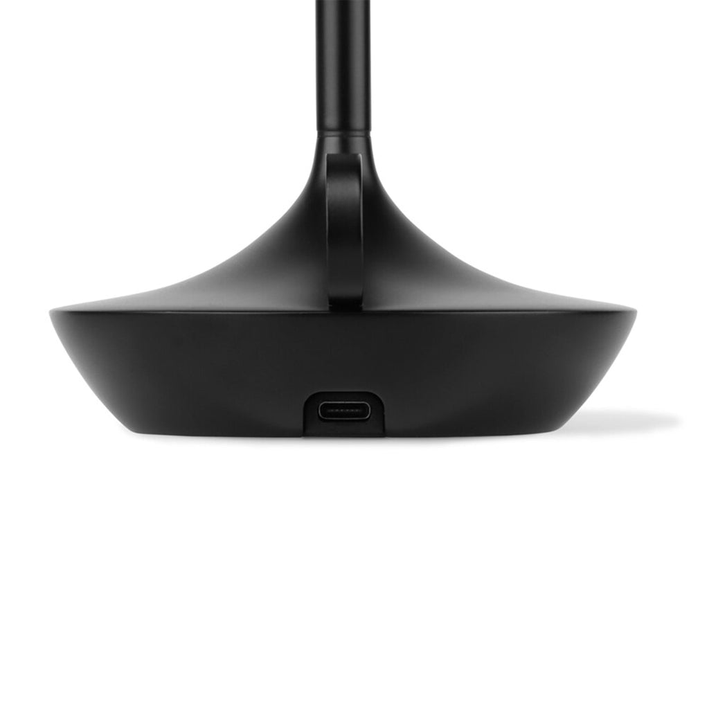 graypants | wick portable table lamp | black 16cm