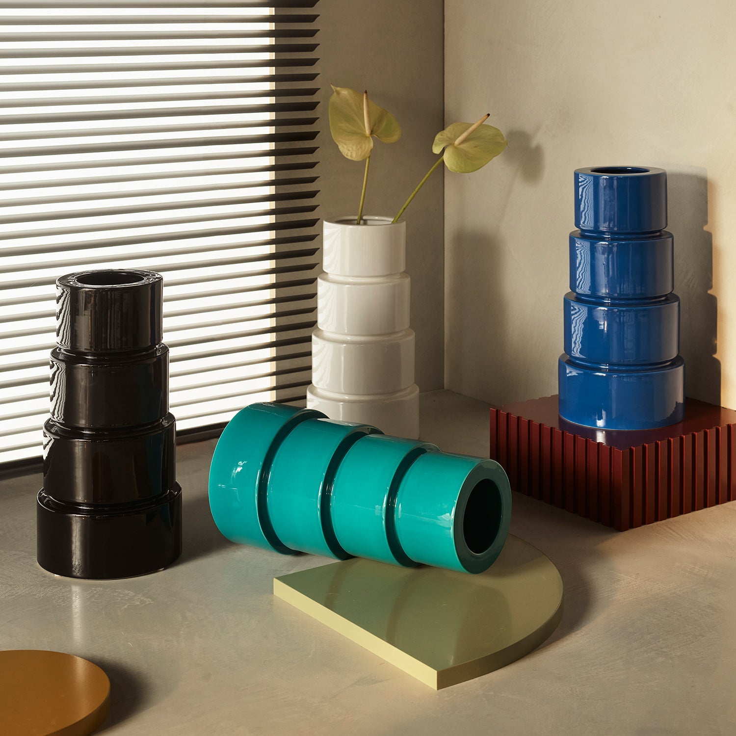 greg natale | devo vase | cobalt - DC